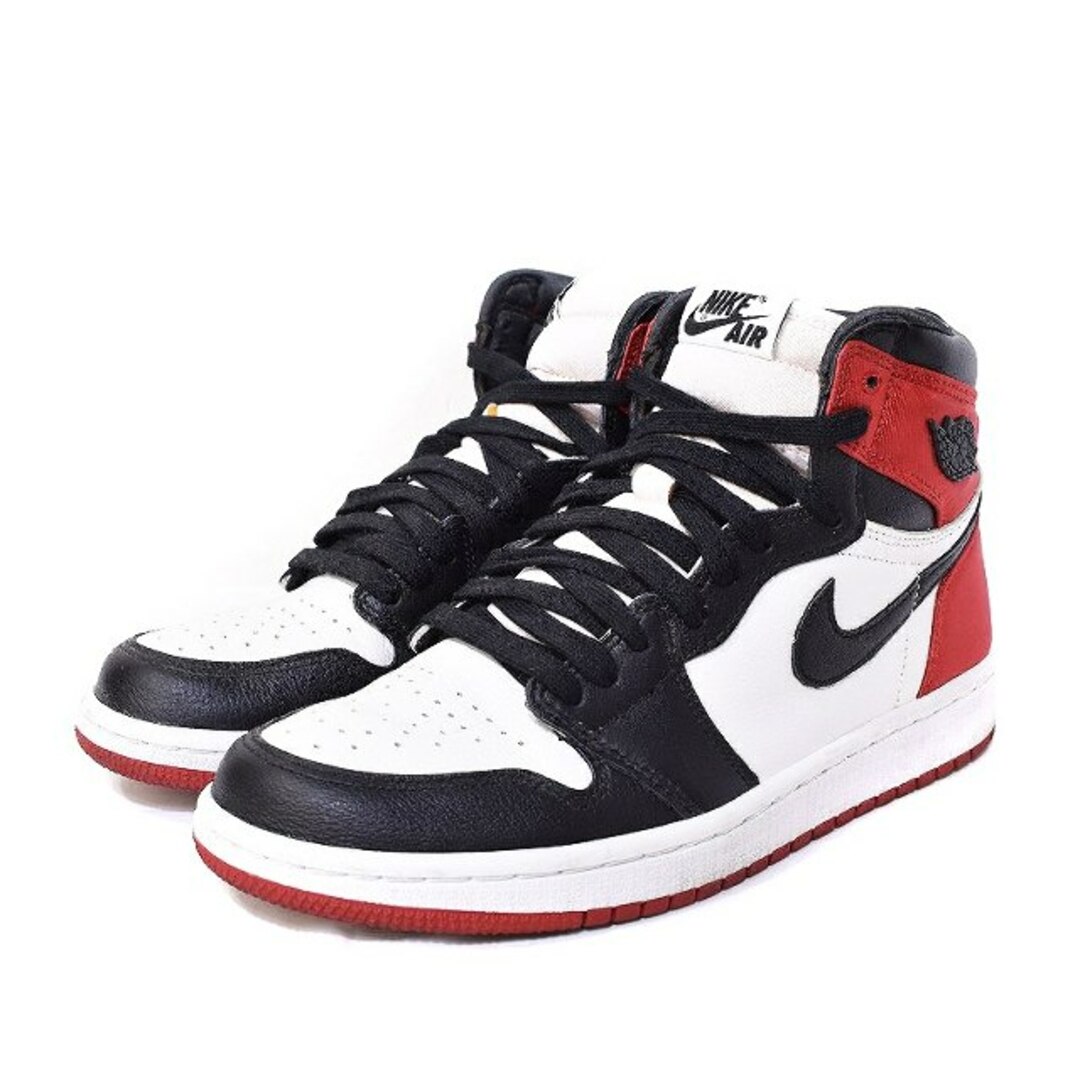 NIKE WMNS AIR JORDAN 1 SATIN "BLACK TOE"