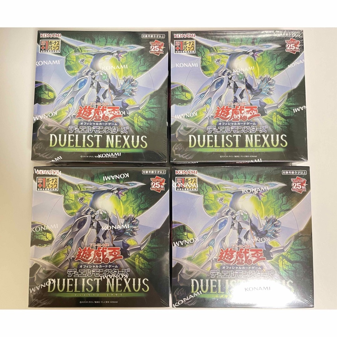 遊戯王 デュエリストネクサス 初回生産 シュリンク付 4BOXセット 未開封-