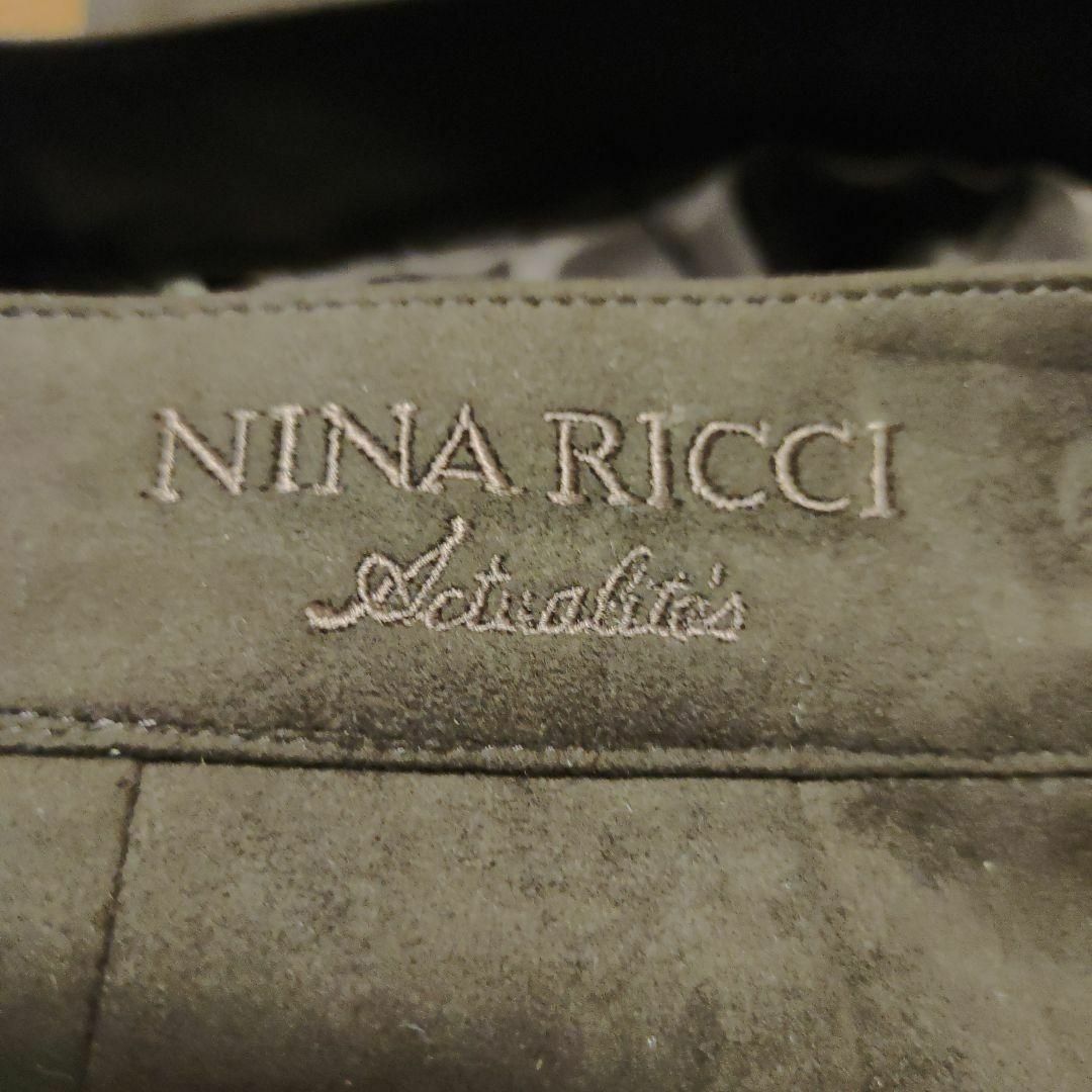 NINA RICCI - A82超美品 ニナリッチ ロングスカート 9 ベロア ブラウン