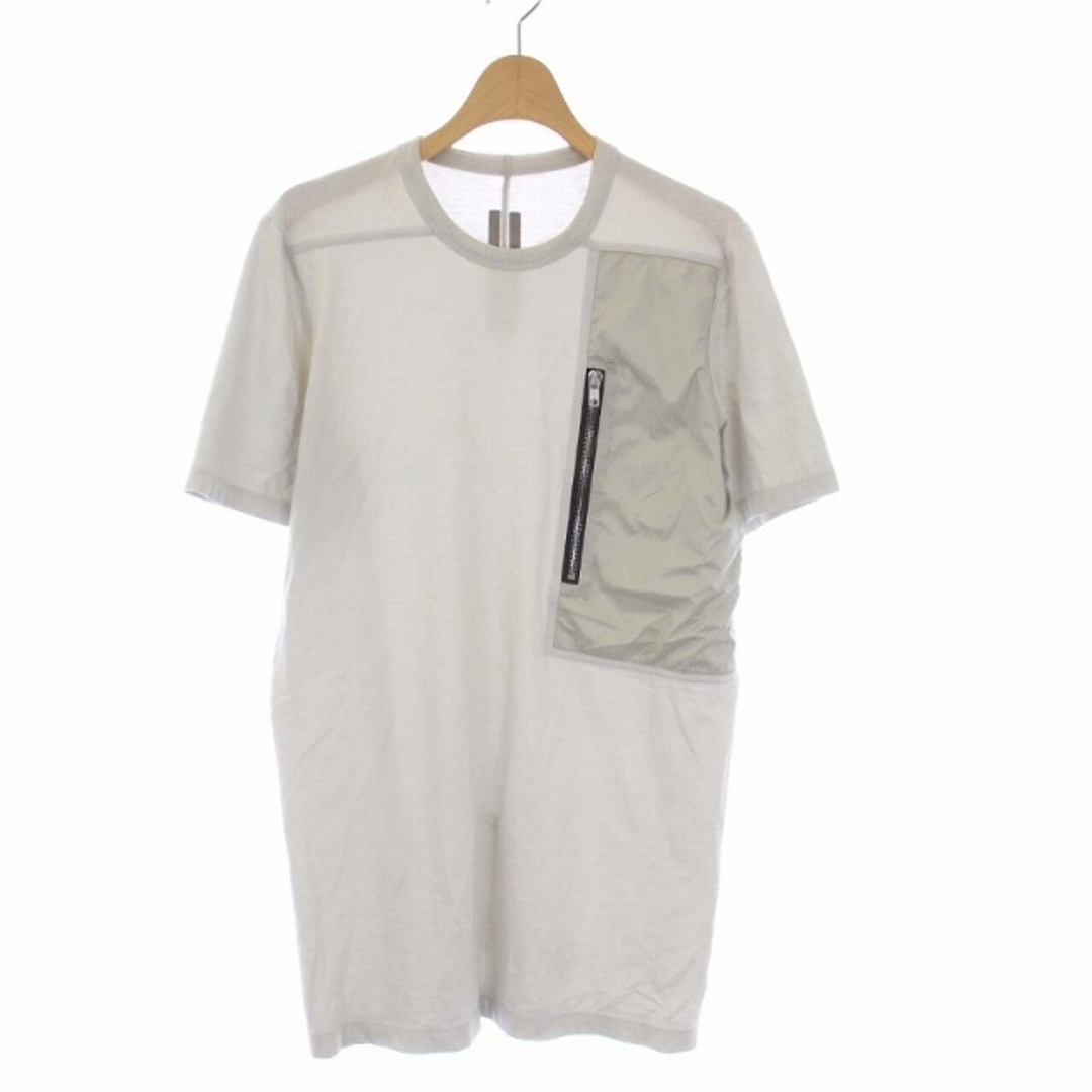 Rick Owens S/S POCKET LEVEL TEE OYSTER