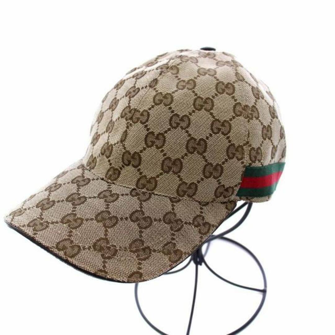 Gucci - GUCCI オリジナルGGキャンバス ベースボールキャップ 200035の