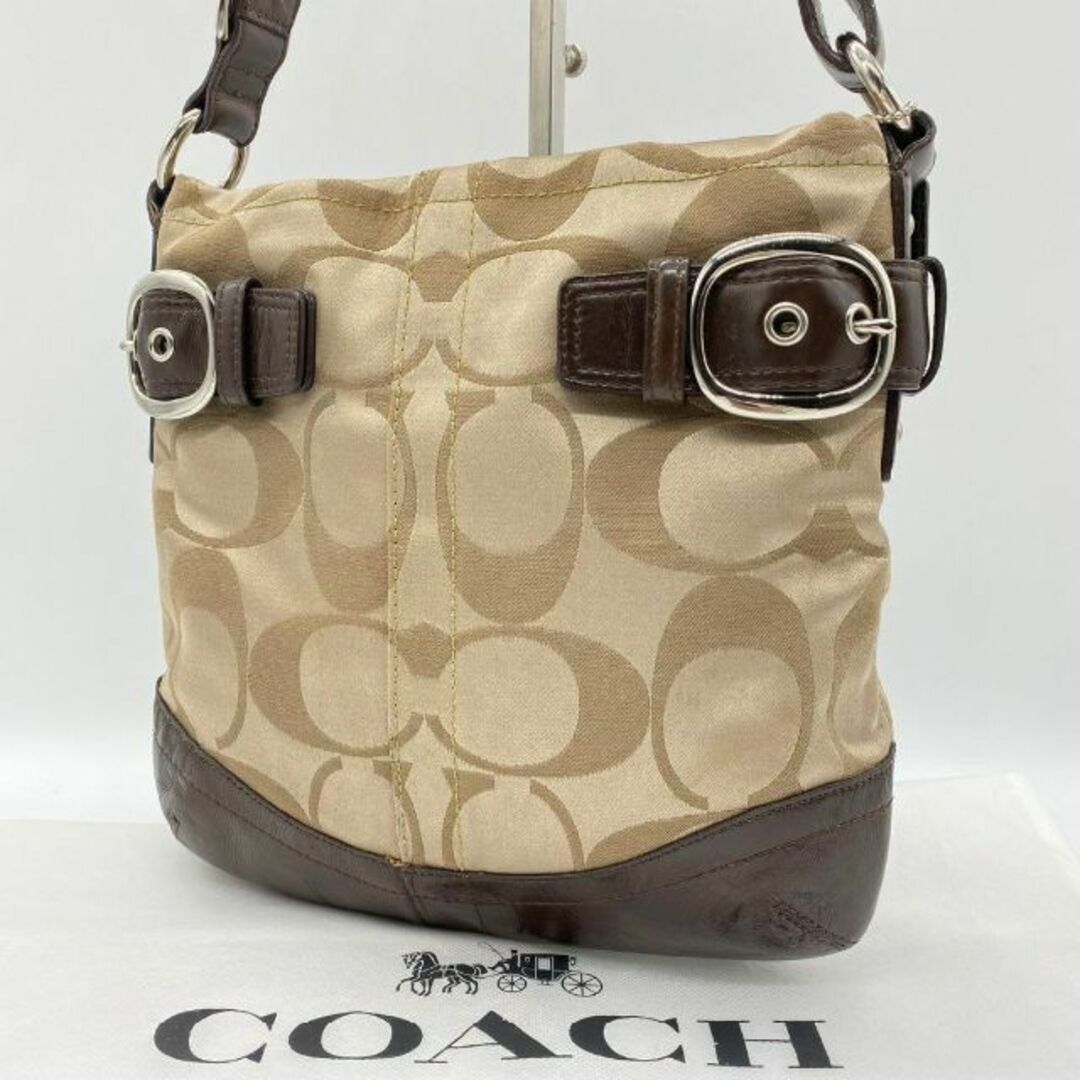 ✨美品✨COACH　コーチ　シグネチャー　ショルダーバッグ　キャンバス