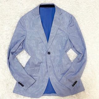ETRO - エトロ【希少 表面総柄 美品】ETRO テーラードジャケット 青