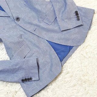 ETRO - エトロ【希少 表面総柄 美品】ETRO テーラードジャケット 青