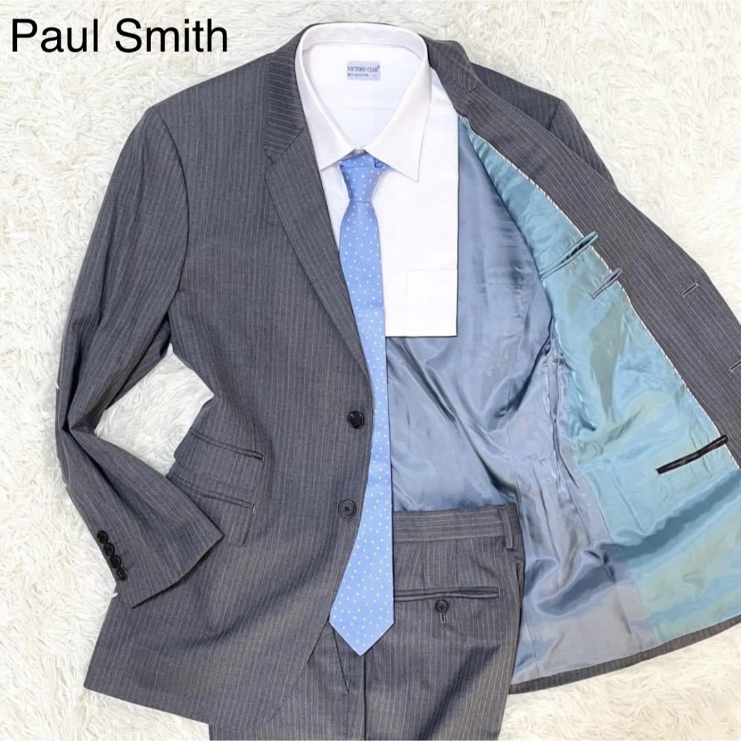 Paul Smith【希少 XL位 The Byard 美品】スーツ グレー