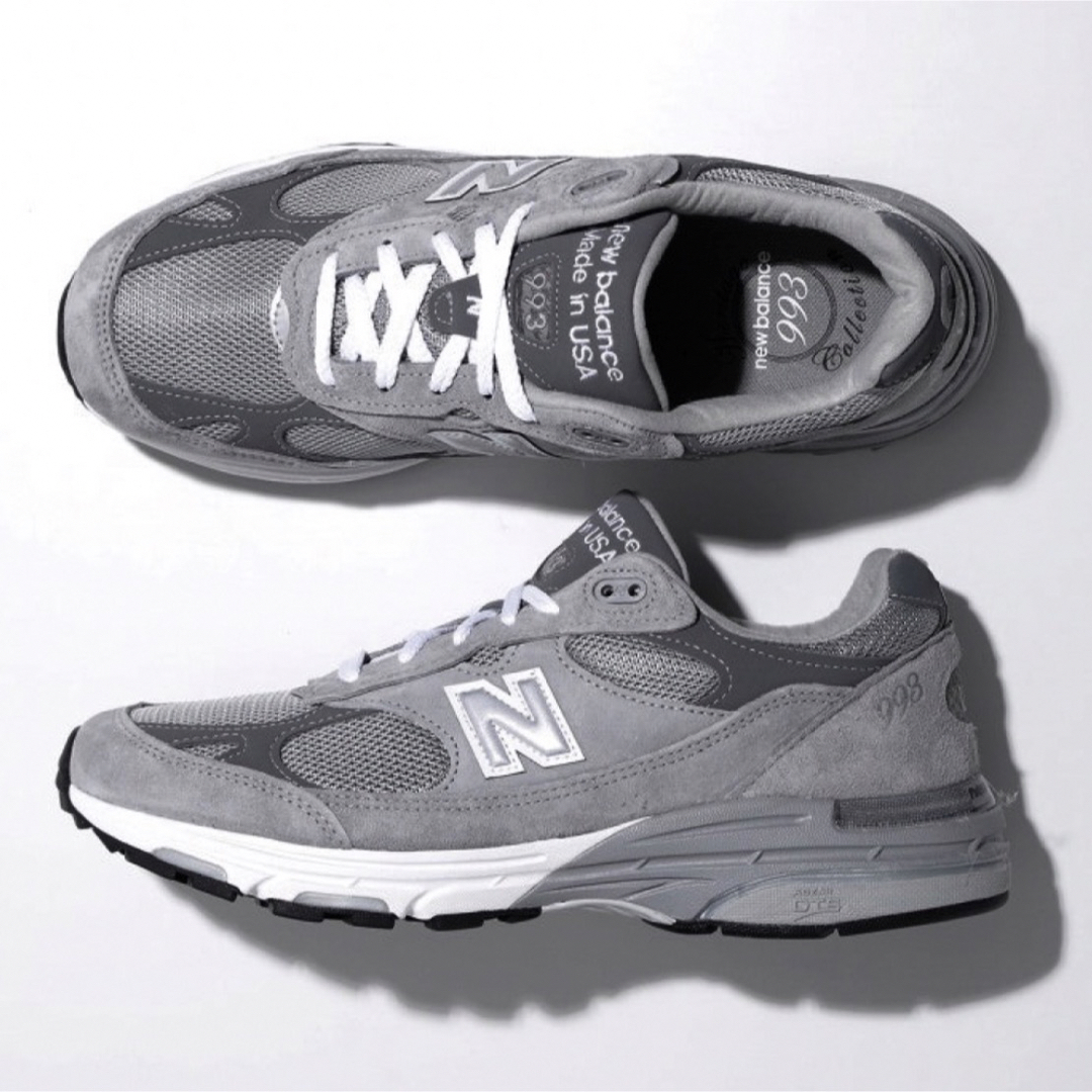 メンズNew Balance 993 "Gray" 25.5