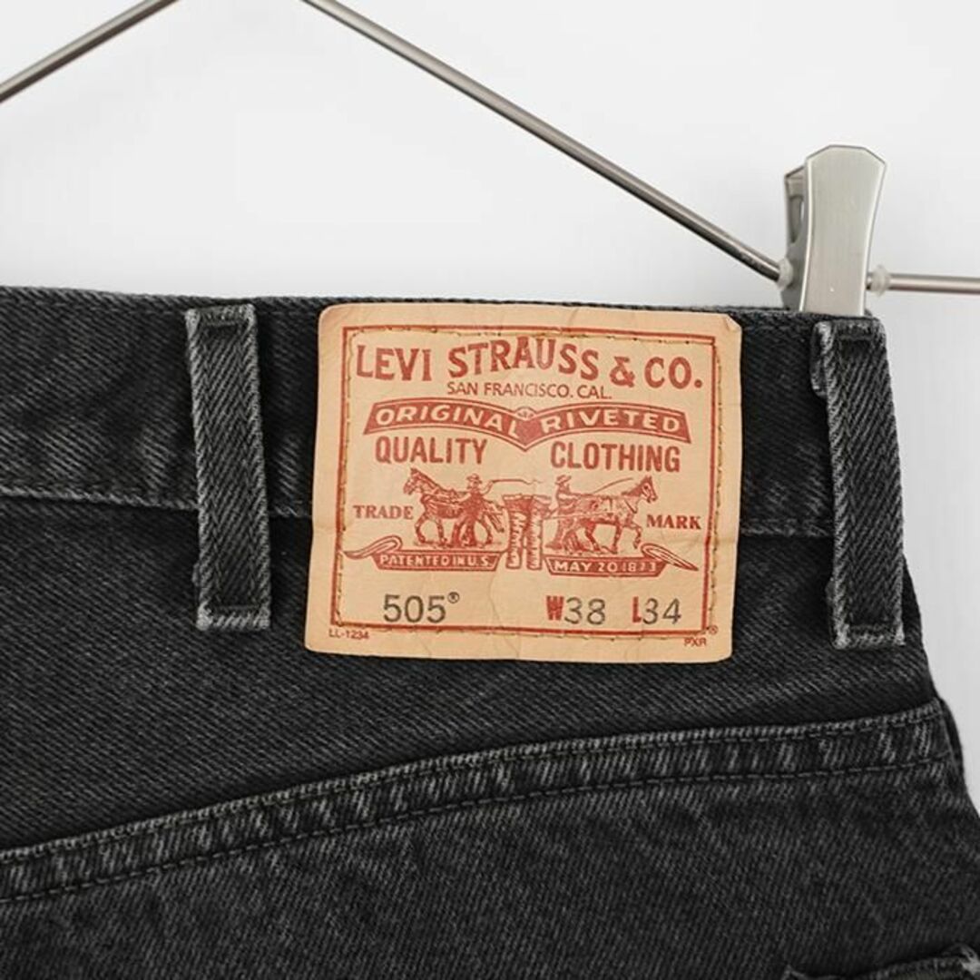 W Levi's リーバイス ブラックデニム バギーパンツ ルーズ 黒