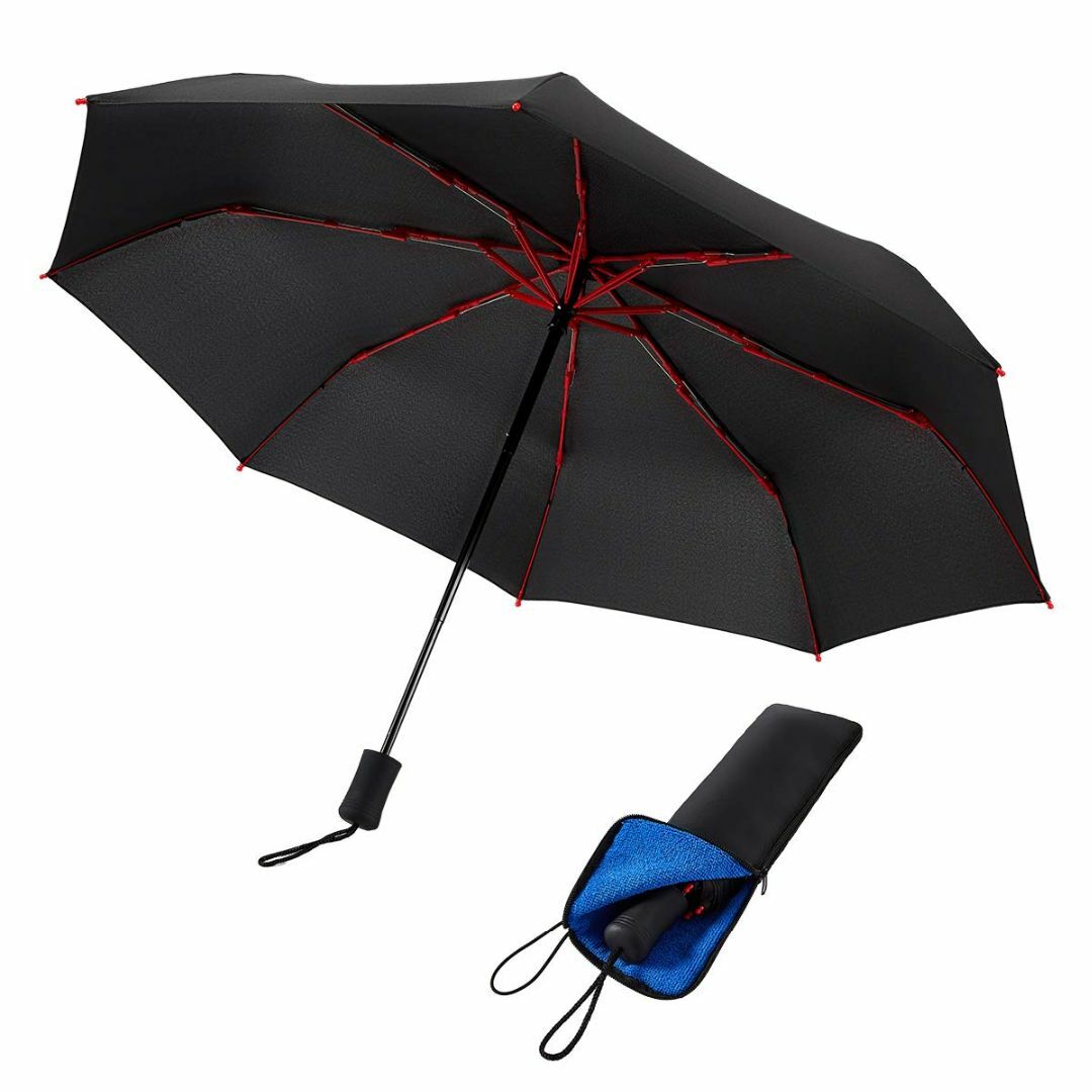 色:ブラック昇級版265g おりたたみ傘 メンズ 軽量 大きい 丈夫な 折り