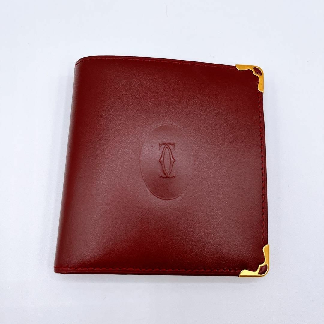 Cartier - 【未使用】カルティエ マスト レザー 二つ折り財布 小銭入れ