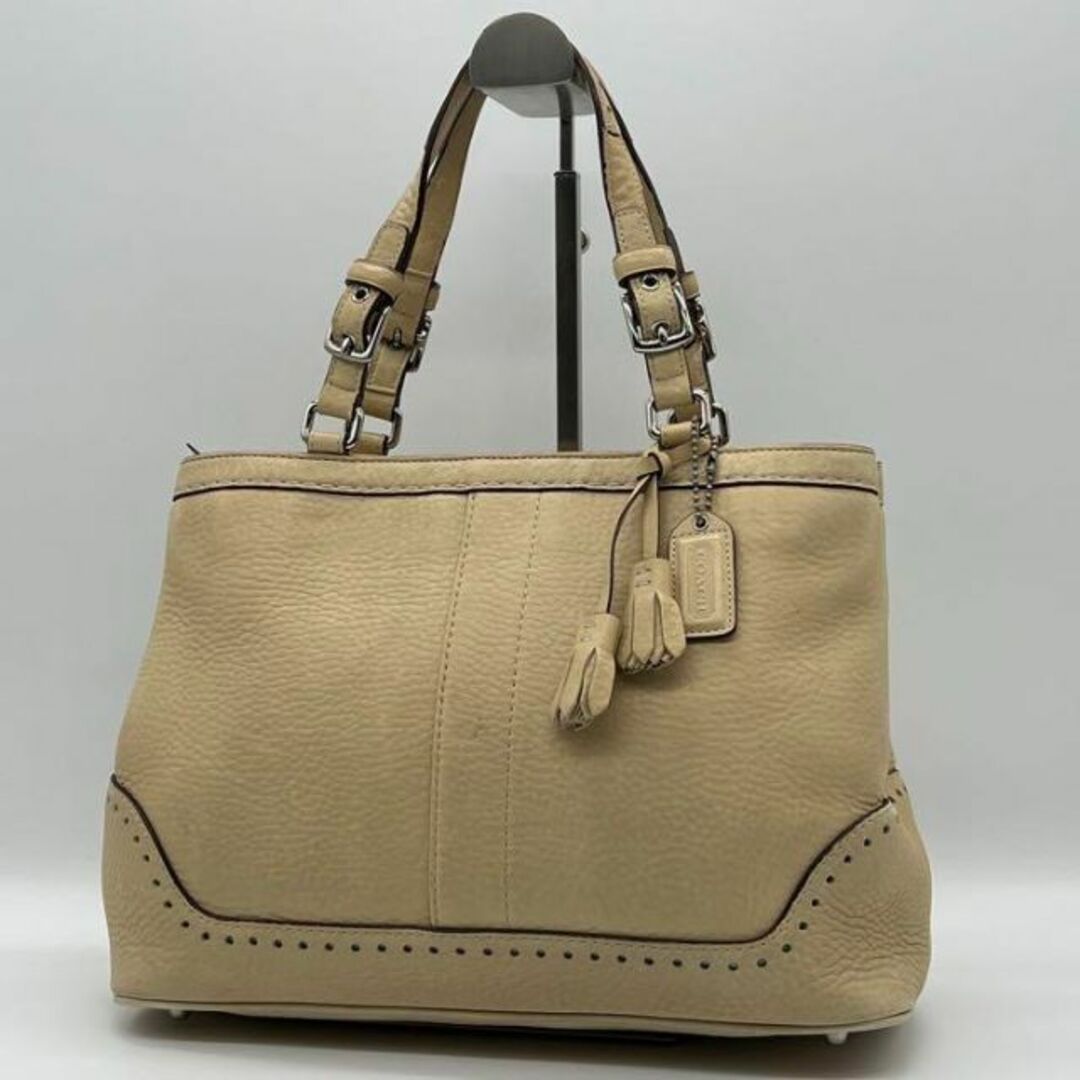 COACH - ✨美品✨COACH コーチ ハンプトンズ フリンジ ハンドバッグ ...