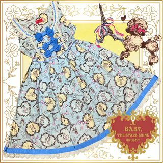 ベイビーザスターズシャインブライト プリンセス ひざ丈ワンピース
