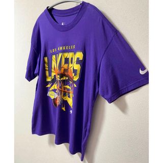 ナイキ(NIKE)の【極美品】ナイキ NBA レイカーズＴシャツ(Tシャツ/カットソー(半袖/袖なし))