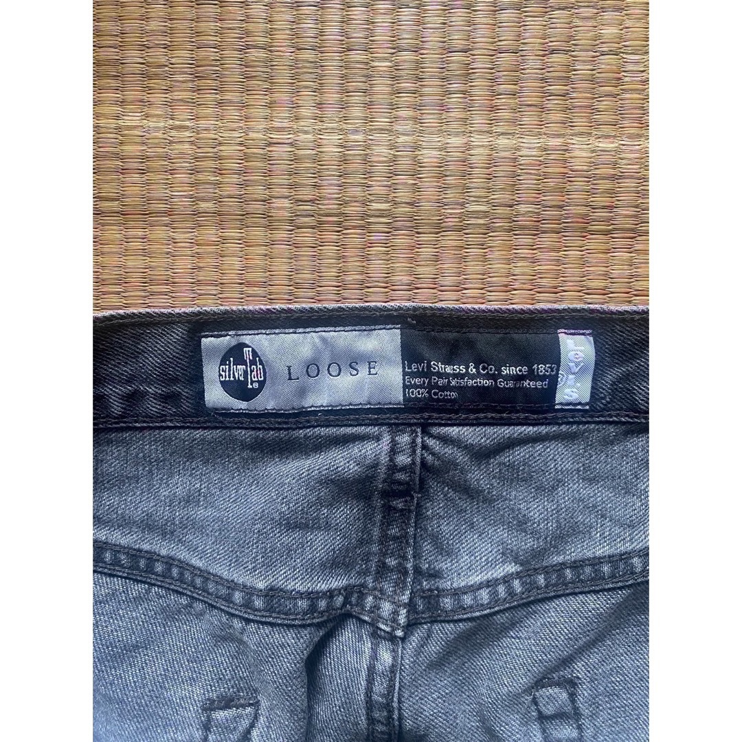 SILVER TAB（Levi's）(シルバータブ)のLEVI'S SILVERTAB ルーズフィット ブラック W32×L30 メンズのパンツ(デニム/ジーンズ)の商品写真