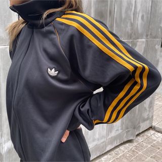 アディダス(adidas)のM-L程度 Adidas Jersey アディダス ジャージ ブラック デサント(ジャージ)