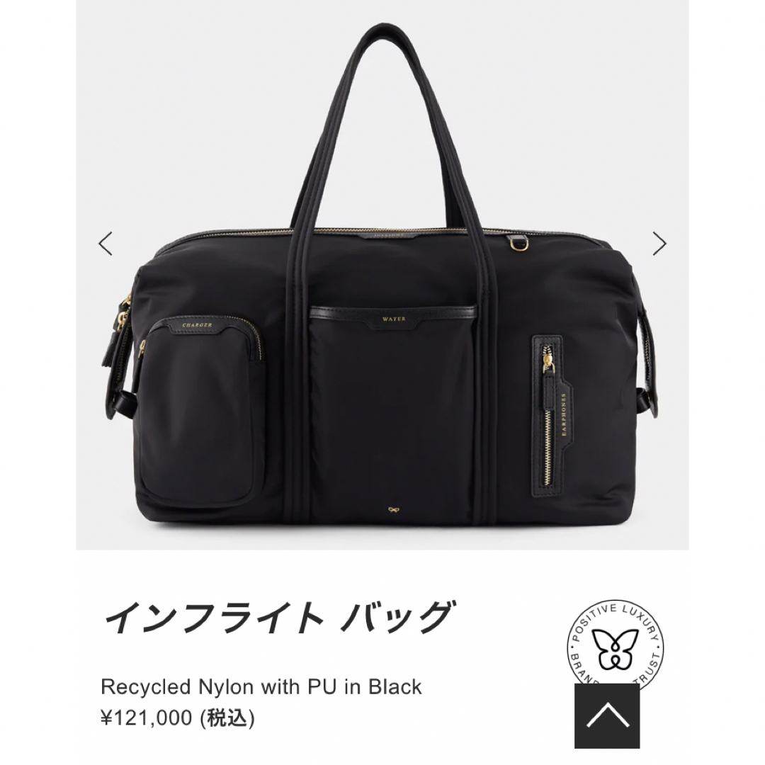 ANYA HINDMARCH(アニヤハインドマーチ)のアニヤハインドマーチANYA HINDMARCH インフライトバッグ レディースのバッグ(トートバッグ)の商品写真