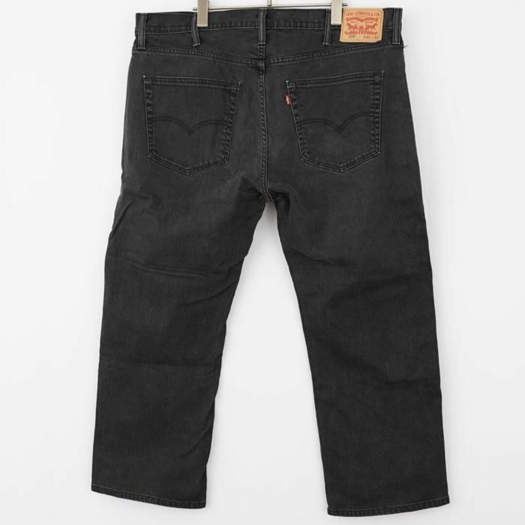 W40 Levi's リーバイス505 ブラックデニム バギーパンツ 極太 黒