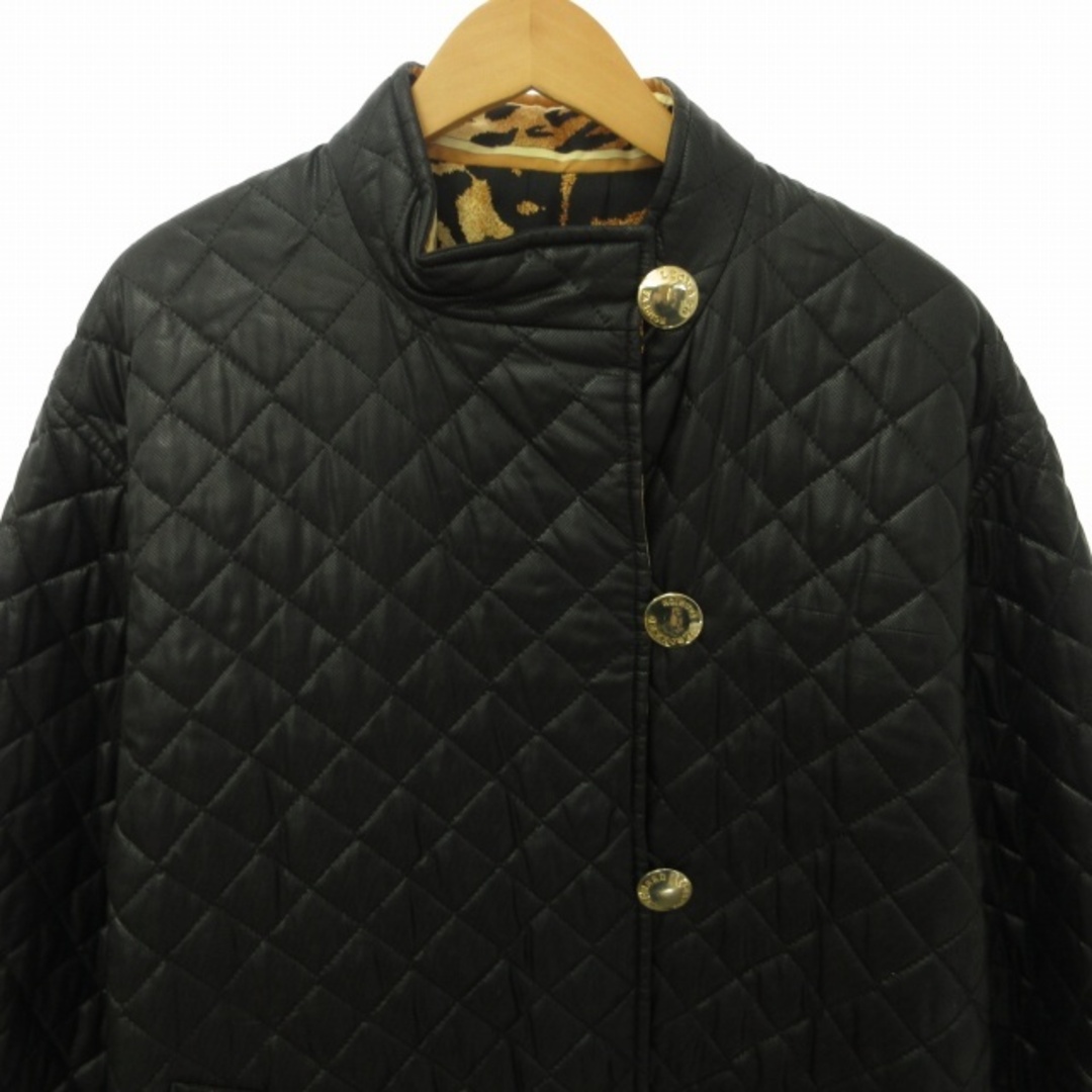 LEONARD(レオナール)のレオナール リバーシブル シルク中綿コート ジャケット 9 M IBO44 レディースのジャケット/アウター(その他)の商品写真