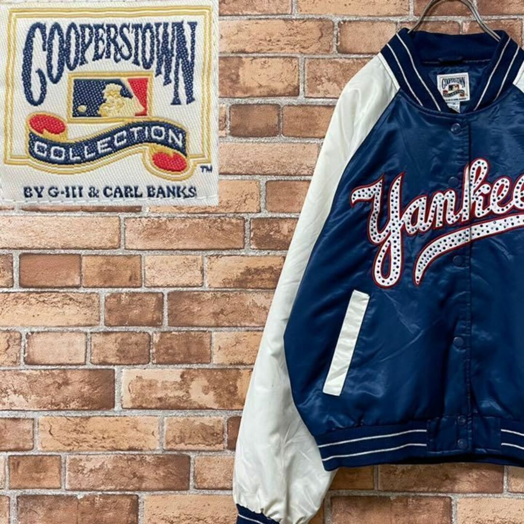 COOPERSTOWN 中綿ナイロンスタジャン　ヤンキース　スワロ　女子M.