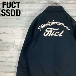 FUCT SSDD ファクト ブラック 黒 両面刺繍 ブルゾン ワークジャケット