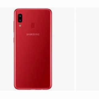 ギャラクシー(Galaxy)のgalaxy A20 scv46 レッド　中古(スマートフォン本体)