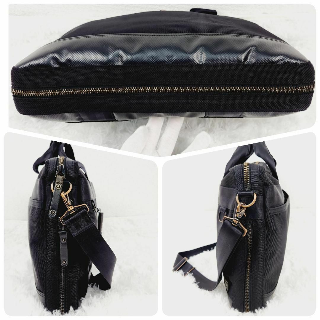 美品】PORTER ポーター ヒート 2way ショルダーバッグ ブラック-
