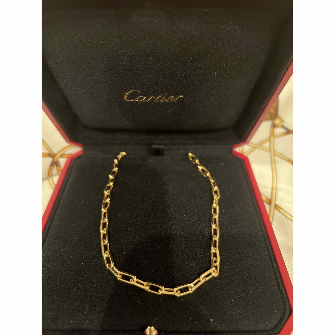 Cartier(カルティエ)の【美品　ほぼ未使用】Cartier サントスドゥカルティエネックレス　18KYG レディースのアクセサリー(ネックレス)の商品写真