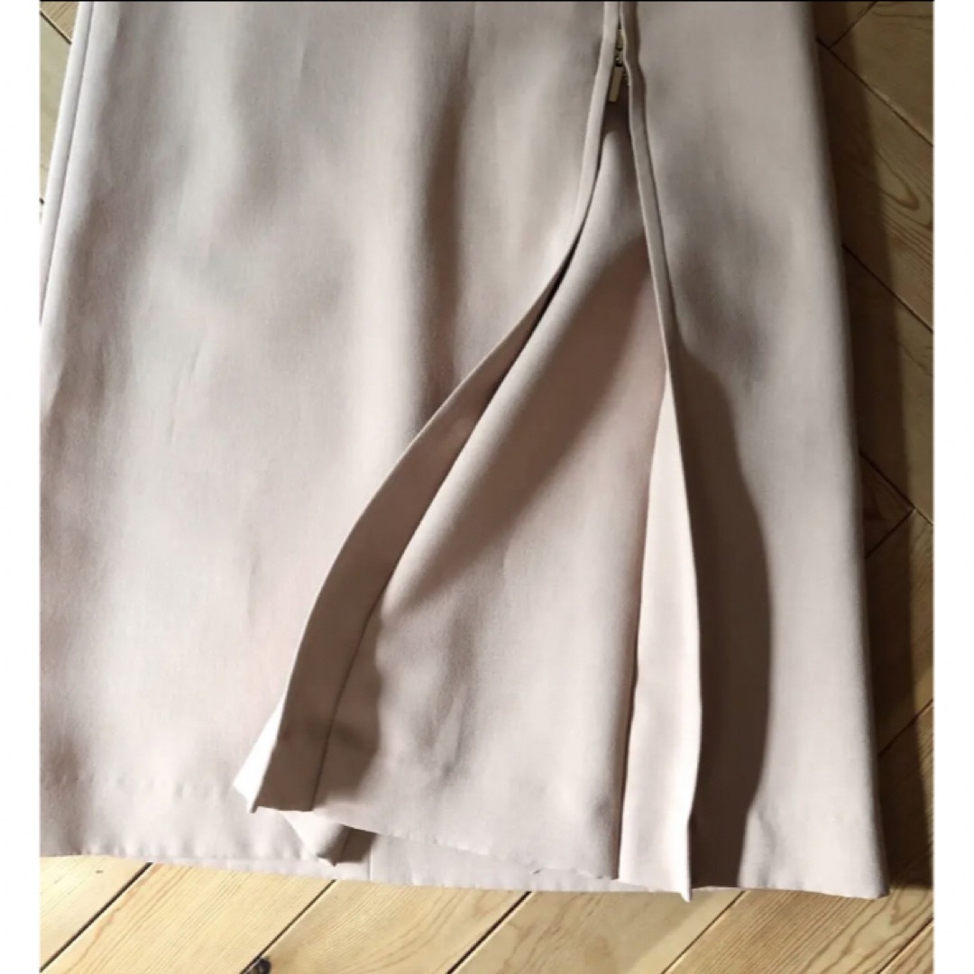 Noble(ノーブル)のNOBLE ノーブル　ZIP ファスナースカート　ピンク レディースのスカート(ロングスカート)の商品写真