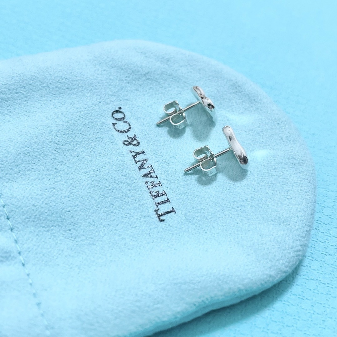 【美品】Tiffany & Co. フルハート ピアス スターリングシルバー