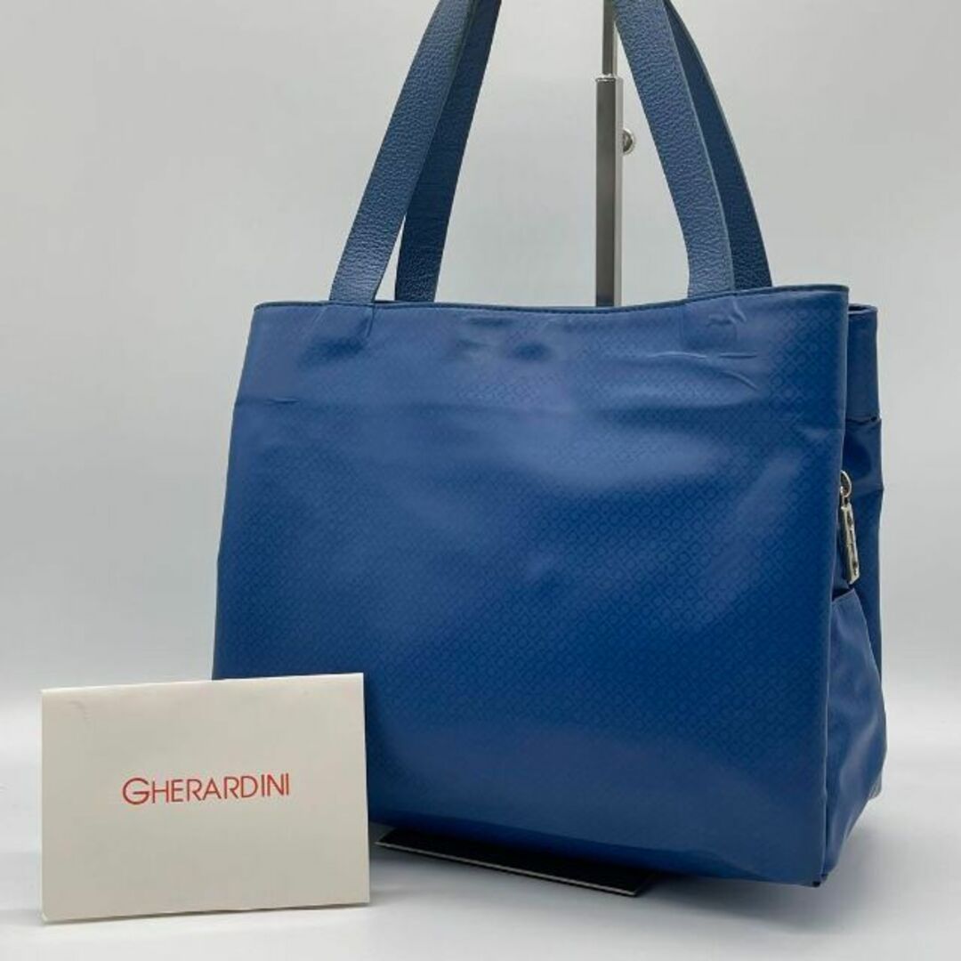 ✨良品✨GHERARDINI ゲラルディーニ ソフティ ハンドバッグ 青色