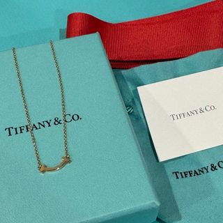 最終値下げ Tiffany tスマイル  シルバー ネックレス