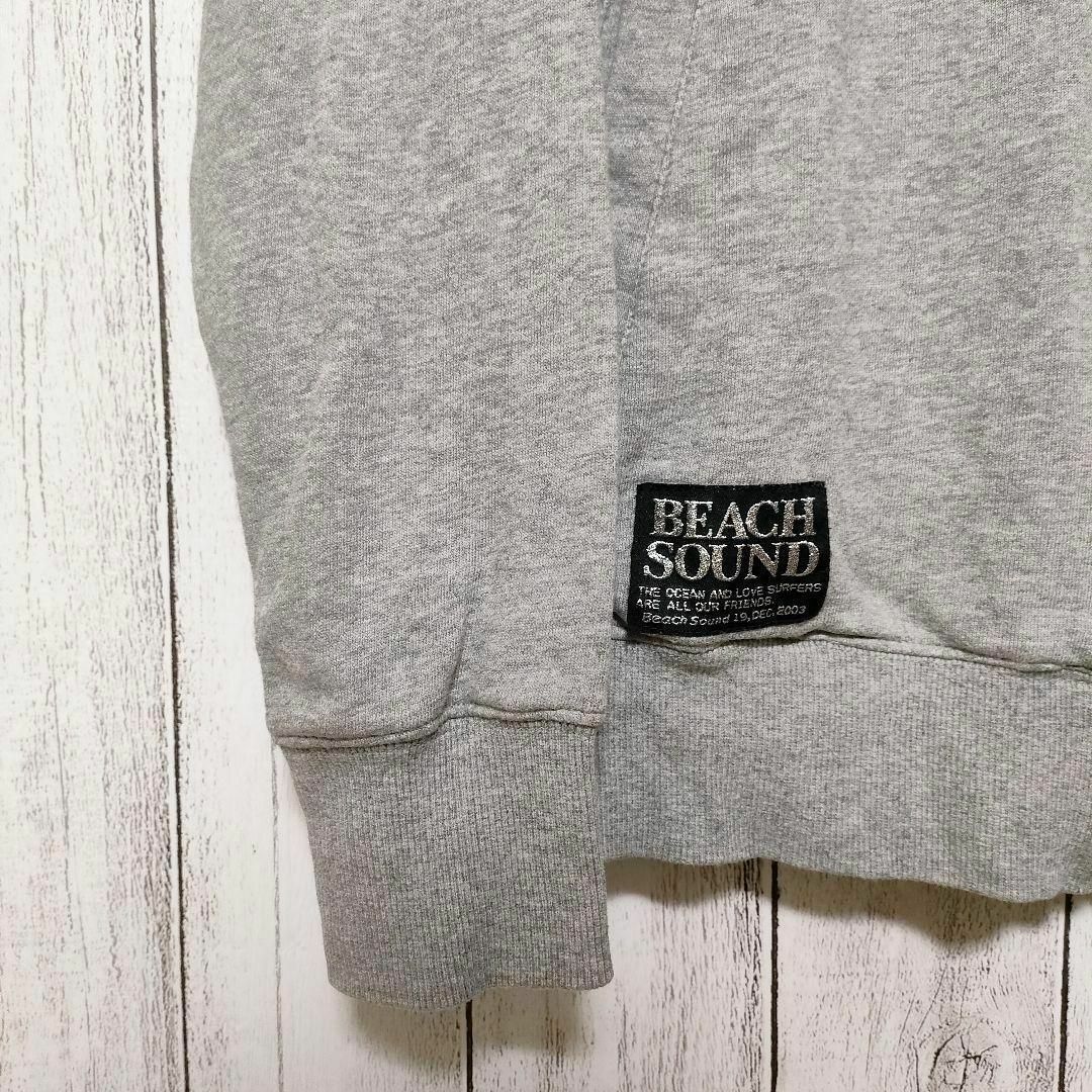 BEACH SOUND(ビーチサウンド)のBeach Sound　ビーチサウンド　(M)　ジップアップスウェット　ロゴ入り メンズのトップス(スウェット)の商品写真