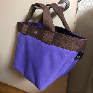 ルートート(ROOTOTE)のROOTOTEのキャンバストートバッグ  パープル　丈夫なキャンバス生地　(ハンドバッグ)