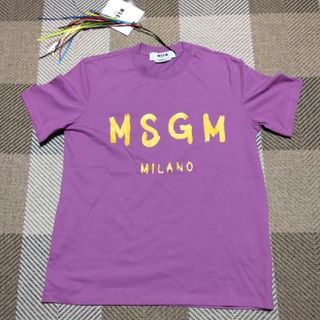 エムエスジイエム(MSGM)のMSGM ロゴＴシャツ(Tシャツ(半袖/袖なし))