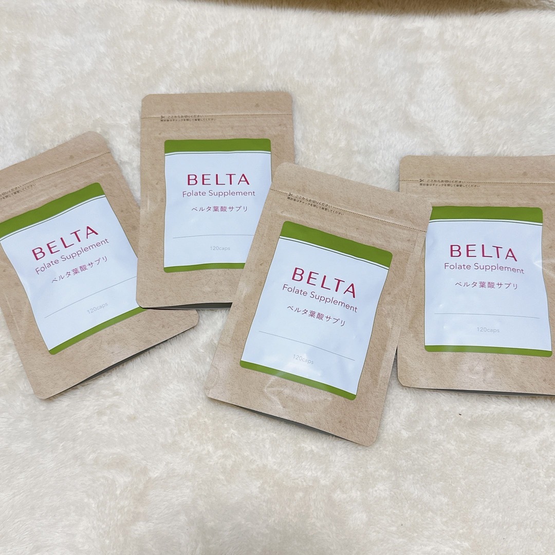 BELTA ベルタ葉酸サプリ 120粒×4袋