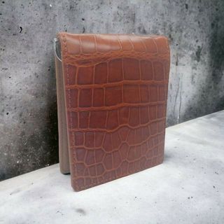 5ページ目 - 折り財布(メンズ)の通販 50,000点以上(メンズ) | お得な ... AT13 本革 クロコダイル 二つ折りマネークリップウォレット 腹ブラックb32