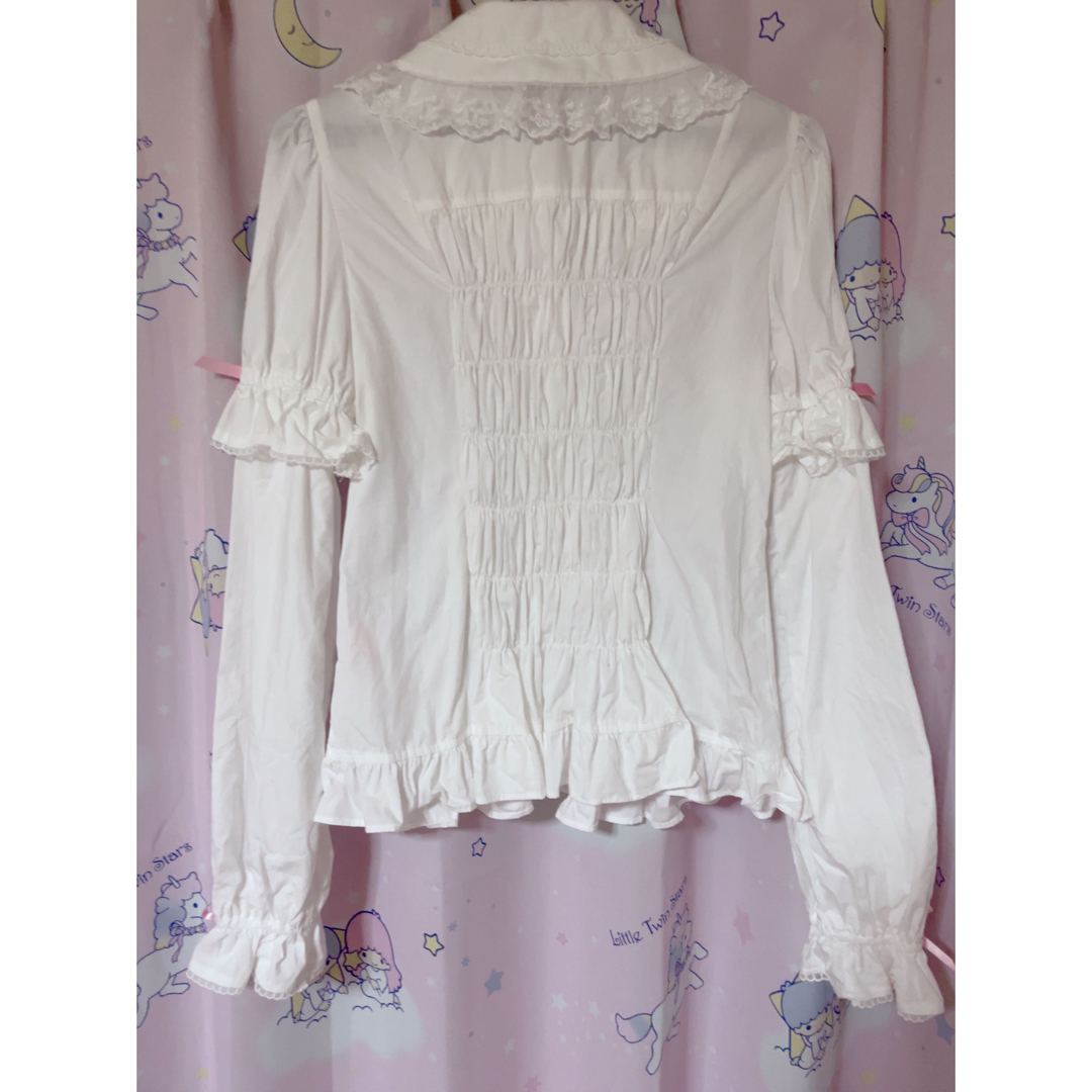 Angelic Pretty シンプルピンタック付け袖ブラウス