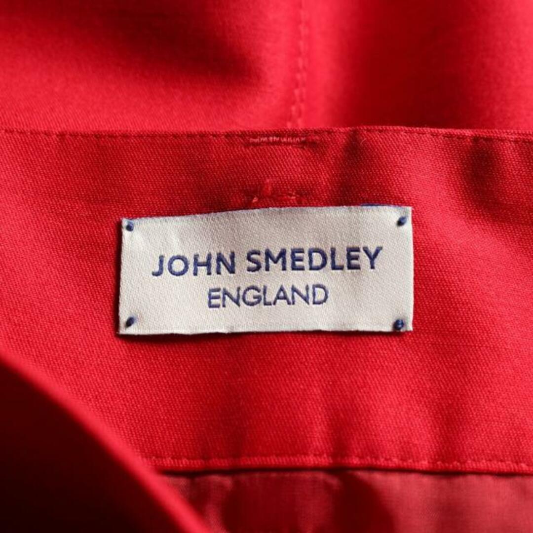 JOHN SMEDLEY(ジョンスメドレー)の フレア スカート ウール シルク レッド レディースのスカート(ひざ丈スカート)の商品写真