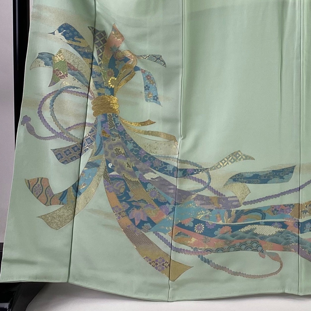 色留袖 身丈167cm 裄丈67.5cm L 正絹 美品 秀品