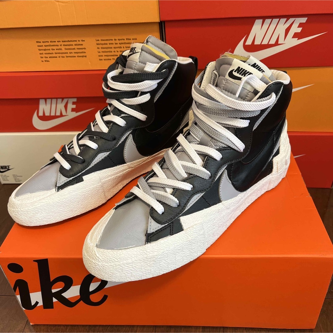 NIKE SACAI BLAZER MID ウルフグレーサカイナイキブレーザー