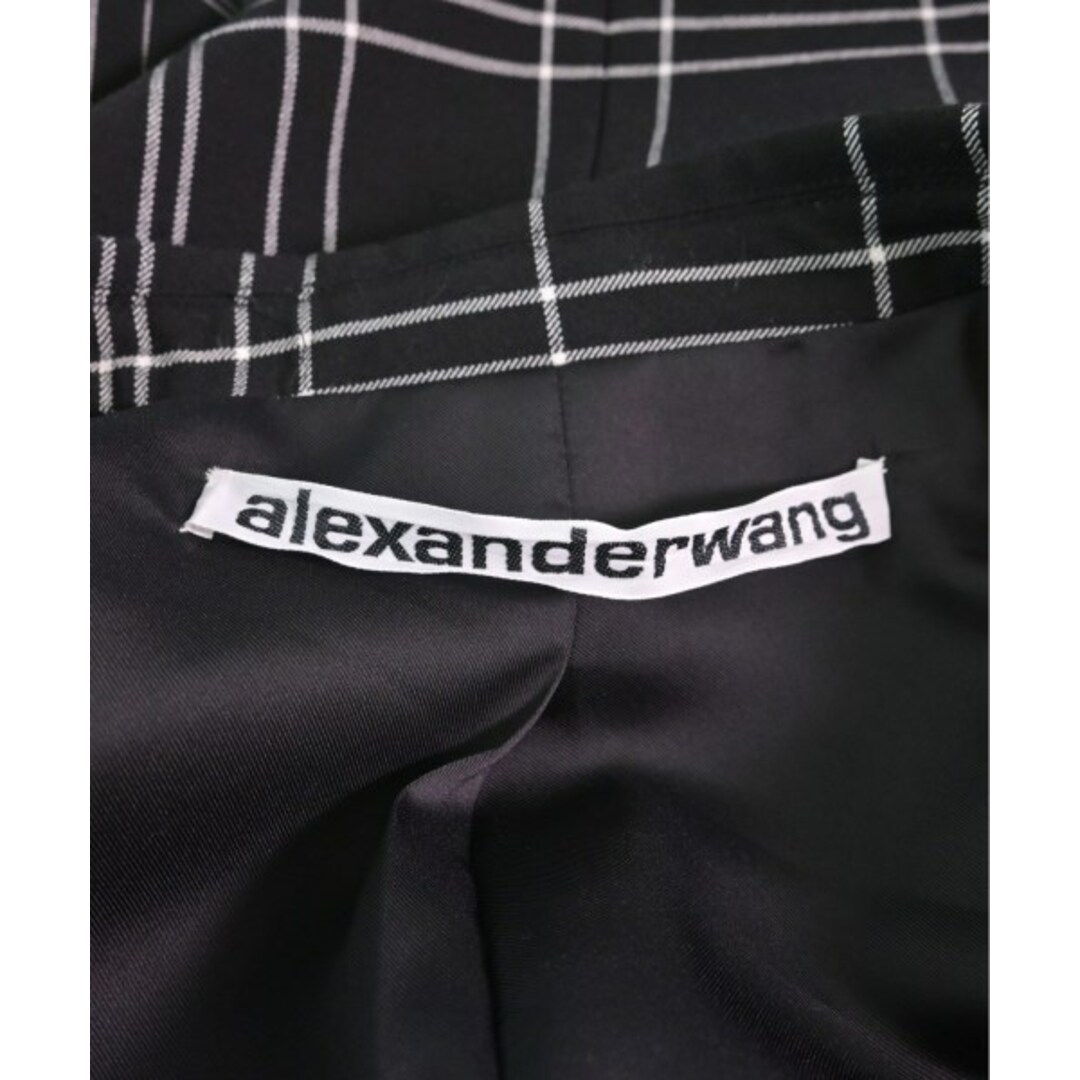 ALEXANDER WANG ジャケット 0(XS位) 黒x白(チェック) 【古着】-