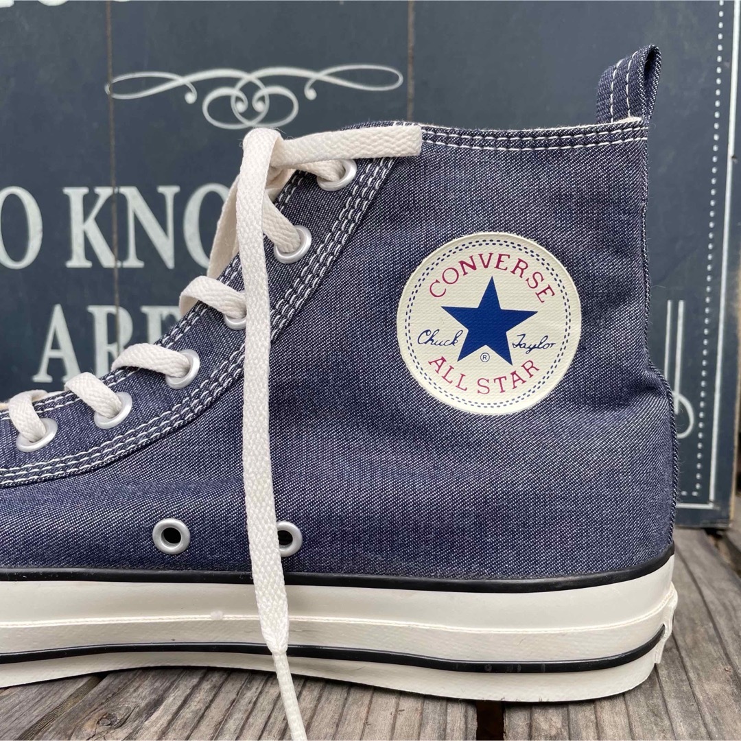 U.S. ORIGINATOR denim 29cm ハイカットスニーカー 紺