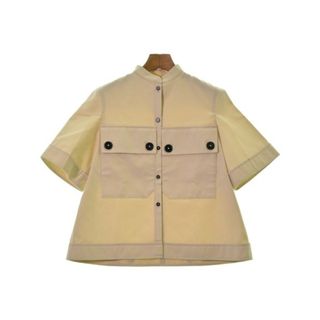 ジルサンダー(Jil Sander)のJIL SANDER ジルサンダー カジュアルシャツ 32(XXS位) ベージュ 【古着】【中古】(シャツ/ブラウス(長袖/七分))