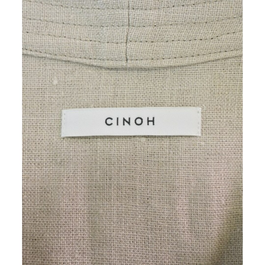 CINOH チノ カジュアルシャツ 36(S位) ベージュ 2