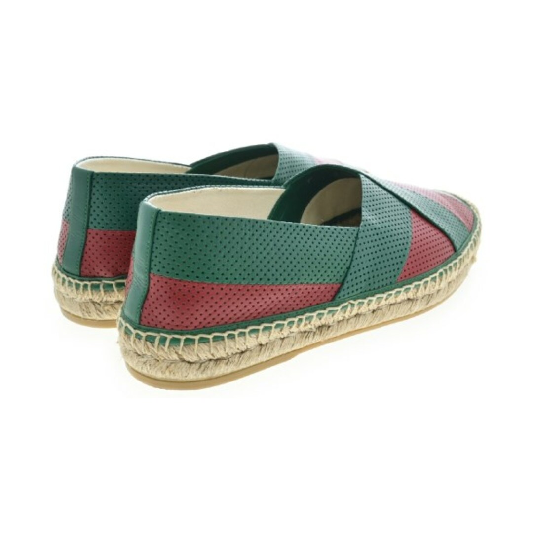 GUCCI グッチ シューズ(その他) UK7(25.5cm位) 緑x赤 【古着 GUCCI グッチ シューズ(その他) UK7(25.5cm位) 緑x赤 【古着
