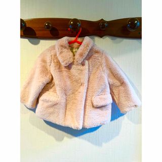 ザラキッズ(ZARA KIDS)のZARA baby ザラ ベビー ファーコート アウター 80(ジャケット/上着)