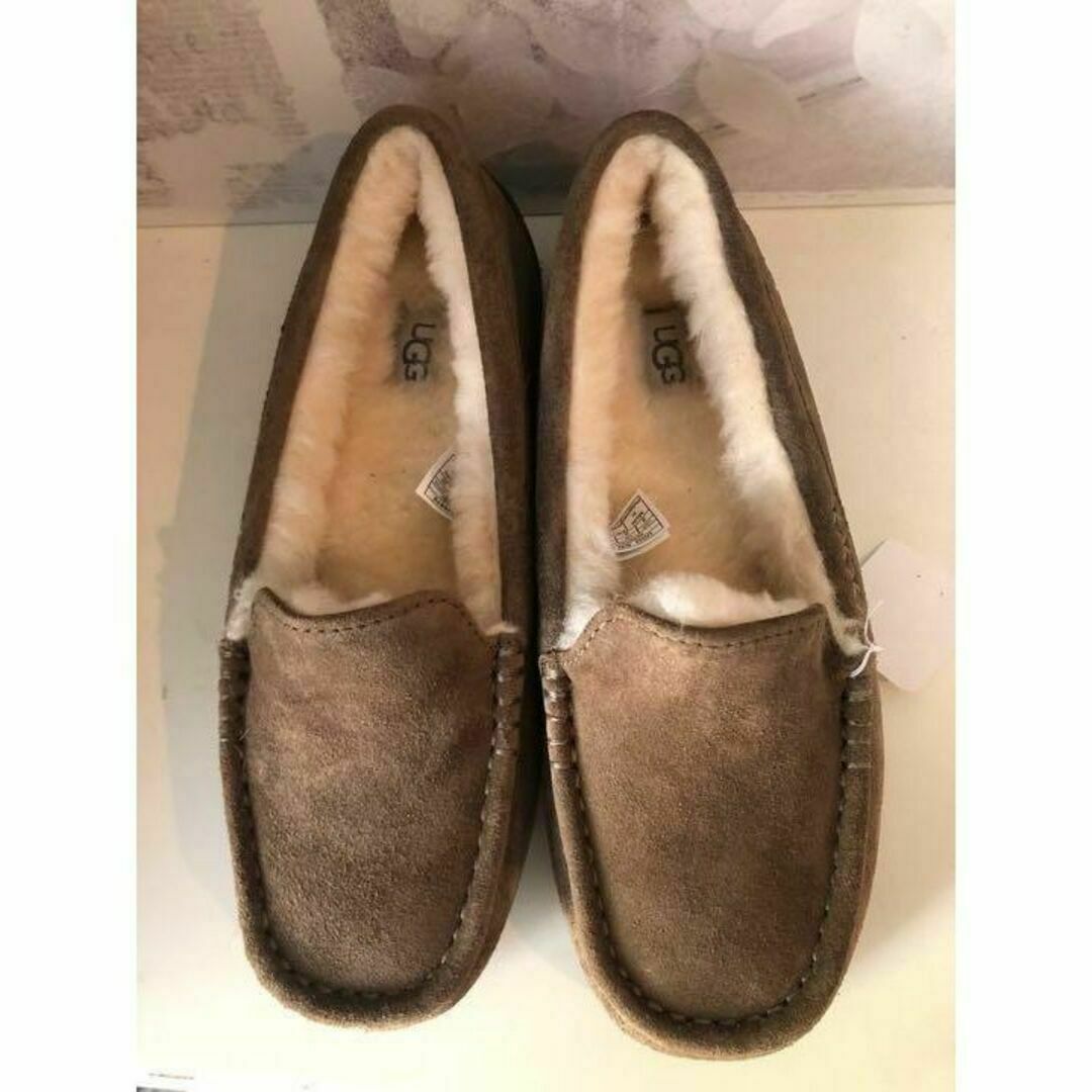 25cm　新品　UGG　モカシン　アンスレー　ANSLEY　ヒッコリーサンド | フリマアプリ ラクマ