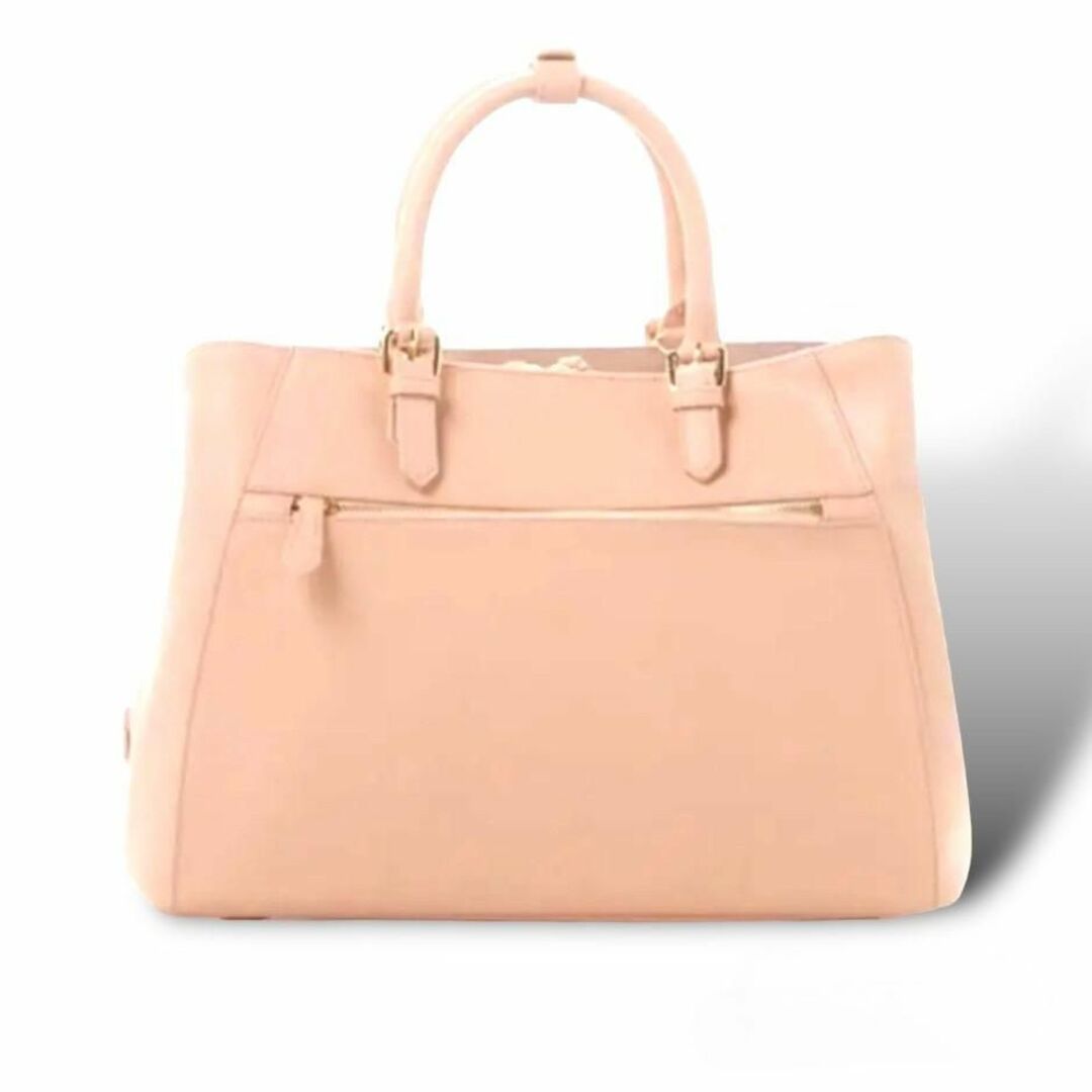 サマンサタバサ ショルダー トートバッグ 3way ロゴ 革 金具 美品
