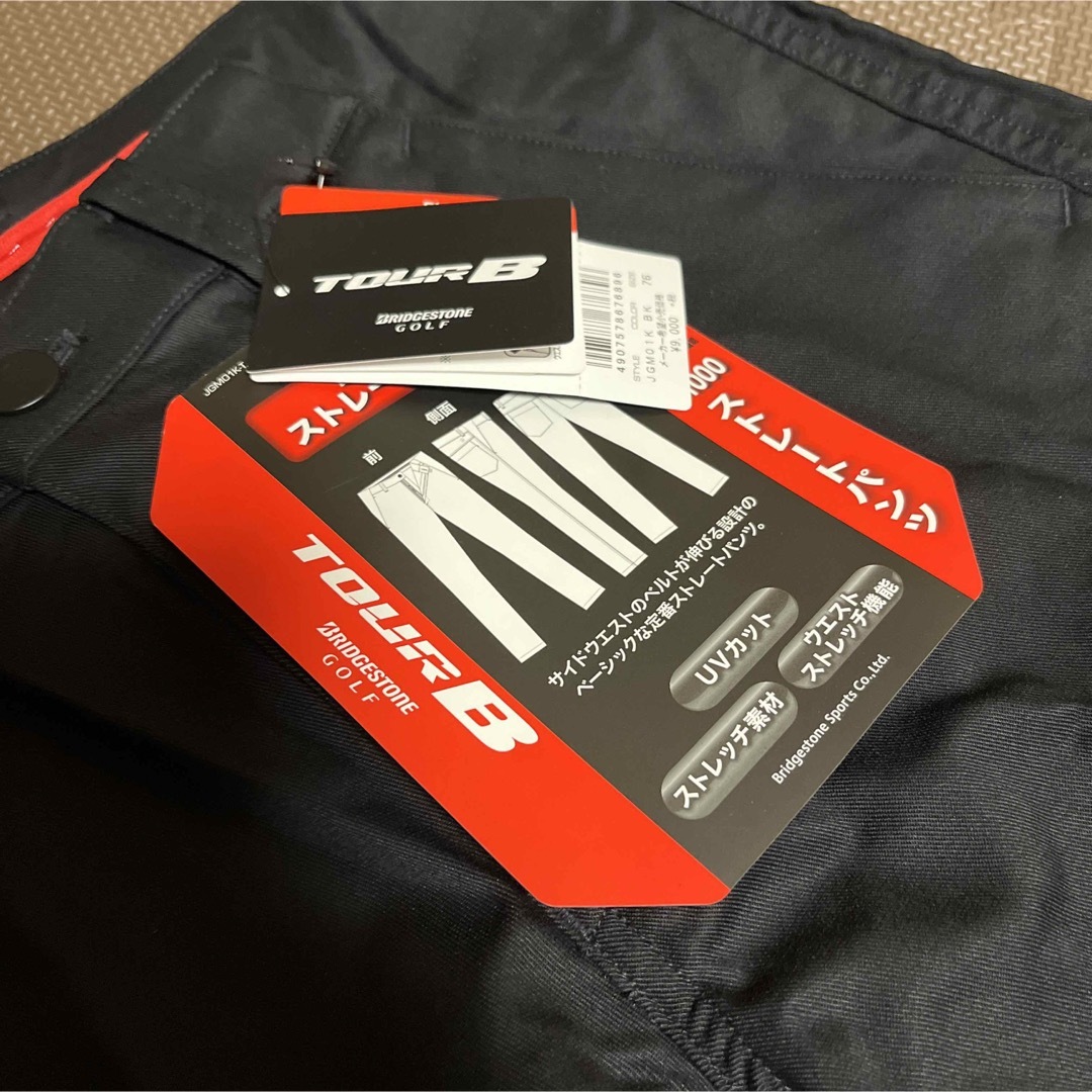 BRIDGESTONE(ブリヂストン)のブリヂストン BRIDGESTONE TOURB ストレッチパンツ 秋冬 M スポーツ/アウトドアのゴルフ(ウエア)の商品写真