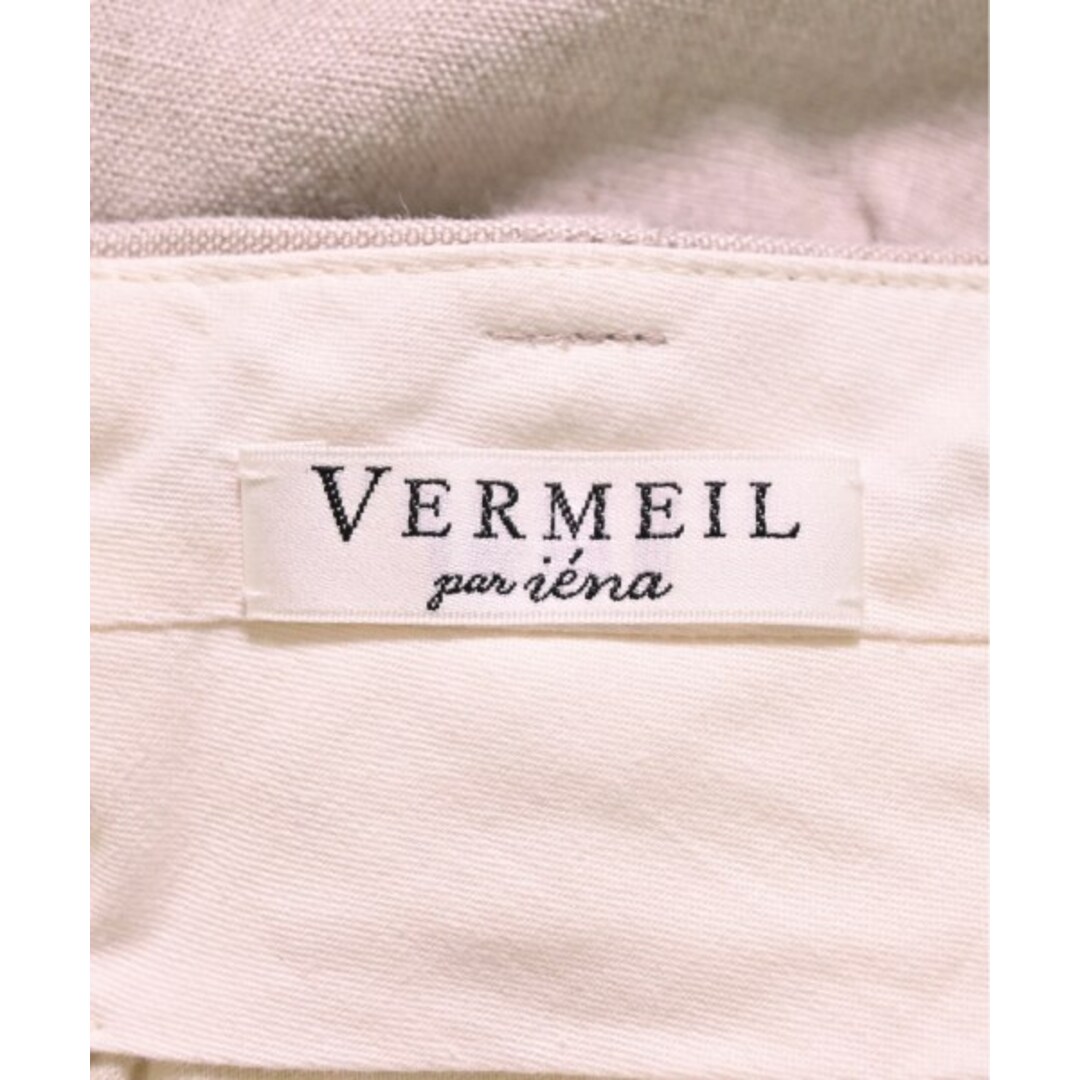 VERMEIL par iena スラックス 38(M位) ベージュ 【古着】【中古】