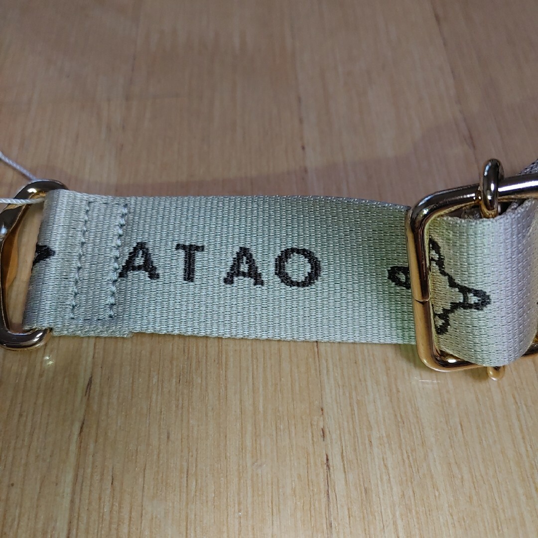 緊急セール　ATAO　ロゴショルダーストラップ(文字薄)